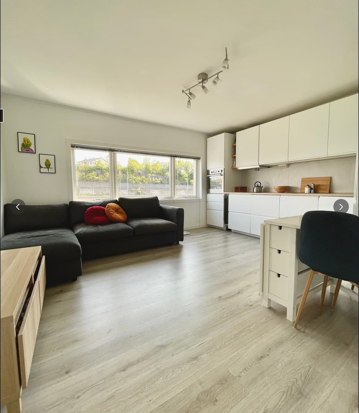sofa and table not included. new kitchen
